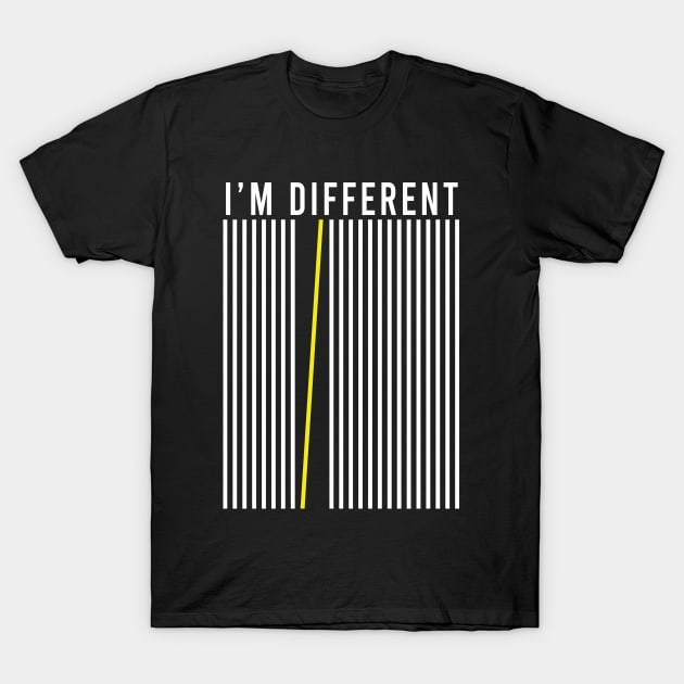 I'm Different T-Shirt by edwardechoblue